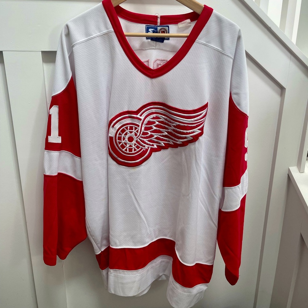 Sergei Fedorov #91 Vintage Red Wings NHL jersey